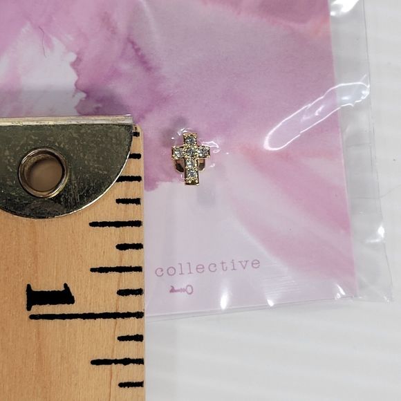 KEEP Collective Keepsake Cross Gold Charm for Stella Dot Bracelet Charm RETIRED - Picture 4 of 6